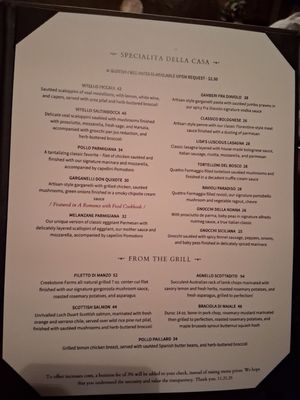 Menu photo 4 Cucina Rustica Sedona, AZ