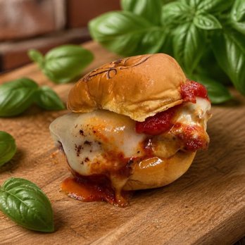 SliderBar - Chicken Parm Slider Special - American Near Me - Bluffton, South Carolina SliderBar - Chicken Parm Slider Special - American Near Me - Bluffton, South Carolina