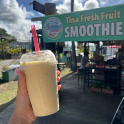 Tina Fresh Fruit Smoothie - Mango coconut smoothie