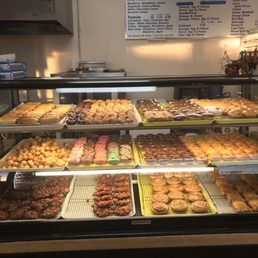 a variety of donuts