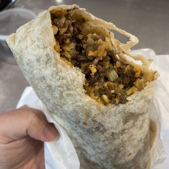Joliza's Tacos - Carne Asada Burrito was good, not great. Honestly, it's just ok. - Mexican Near Me - Long Beach, California