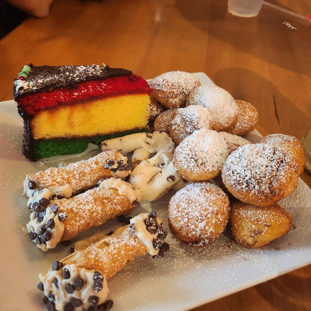 Peter’s Pizzeria - Rainbow Cookie Cake, Cannoli, Zeppole - Pizza Near Me - Pompano Beach, Florida Peter’s Pizzeria - Rainbow Cookie Cake, Cannoli, Zeppole - Pizza Near Me - Pompano Beach, Florida