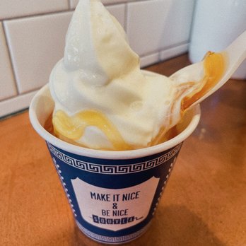 Souvla - Cretan Wild Flower Honey Frozen Yogurt - Greek Near Me - San Francisco, California