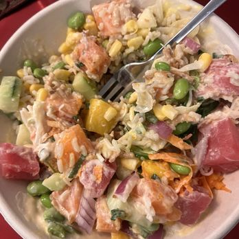 Domoishi - Poke bowl with tuna and salmon - Bubble Tea Near Me - Tampa, Florida Domoishi - Poke bowl with tuna and salmon - Bubble Tea Near Me - Tampa, Florida