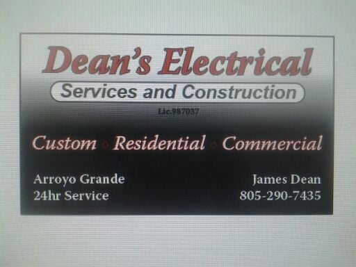 Slide of Dean's Electrical Services