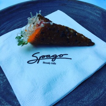 Spago - Tuna cone - New American Near Me - Beverly Hills, California Spago - Tuna cone - New American Near Me - Beverly Hills, California