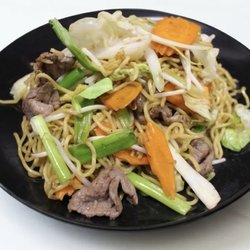 Jone500 Spicy Thai Food - Chow Mien with Beef