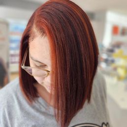 After-  copper balayage