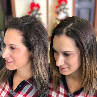 pura luxe straightening treatment