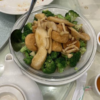 Harbor Bay Village Seafood - Mushroom, Egg Tofu, and Broccoli - Seafood Near Me - Newark, California Harbor Bay Village Seafood - Mushroom, Egg Tofu, and Broccoli - Seafood Near Me - Newark, California