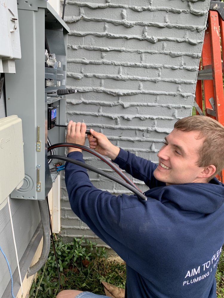 Slide of Aim To Please Plumbing and Electric