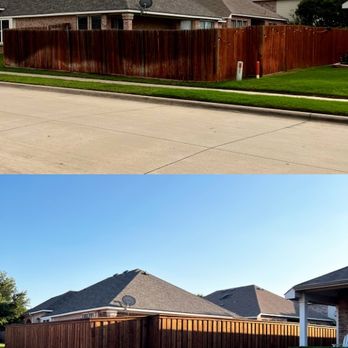 Make Me Construction - Before and after a new cedar fence installation - Fences & Gates Near Me - Ft. Worth, Texas Make Me Construction - Before and after a new cedar fence installation - Fences & Gates Near Me - Ft. Worth, Texas
