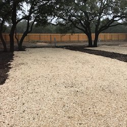 Riverside Oaks RV Ranch - Typical RV lot at Riverside Oaks RV Ranch