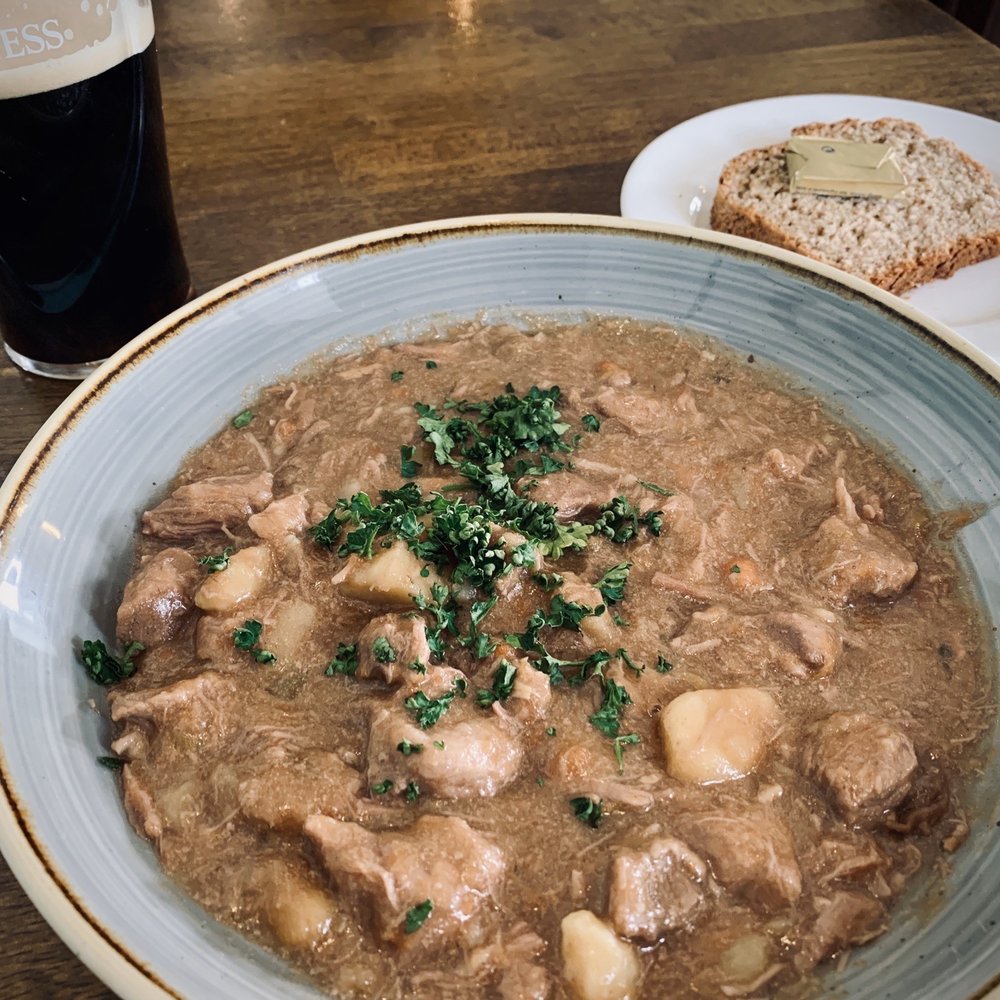 Irish stew with Irish beer Irish stew with Irish beer