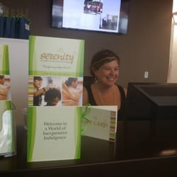 Serenity Spa & Salon - M s. Woodfin is super friendly and always willing to help decide your best treatment.