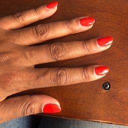 Gel manicure after 4 days Gel manicure after 4 days
