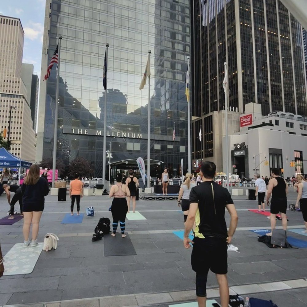 Oculus - Ending up taking a yoga class outside - Landmarks & Historical Buildings Near Me - New York, New York Oculus - Ending up taking a yoga class outside - Landmarks & Historical Buildings Near Me - New York, New York
