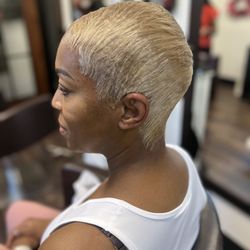 Your Pixie Place - Relaxed, and color treated pixie