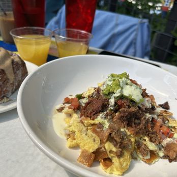 Piggy's Kitchen & Bar - Brisket Migas - Breakfast & Brunch Near Me - Houston, Texas Piggy's Kitchen & Bar - Brisket Migas - Breakfast & Brunch Near Me - Houston, Texas