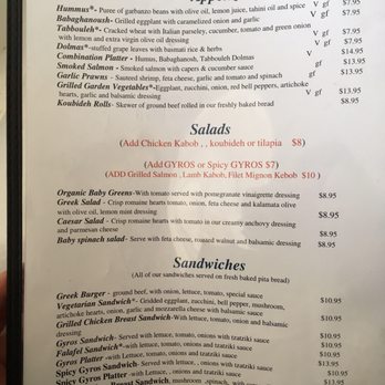Lavash Mediterranean - Revised menu 09/01/19 - Mediterranean Near Me - Livermore, California