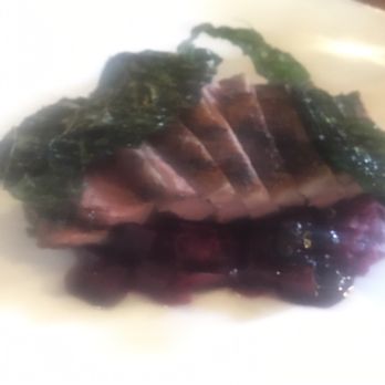 Spring - Duck with beets and huckleberries - New American Near Me - Marietta, Georgia