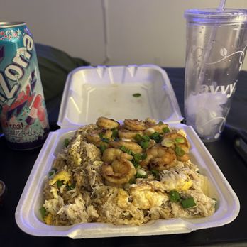 Johnny Wokker - Crab fried rice with prawns - Asian Fusion Near Me - Stockton, California Johnny Wokker - Crab fried rice with prawns - Asian Fusion Near Me - Stockton, California
