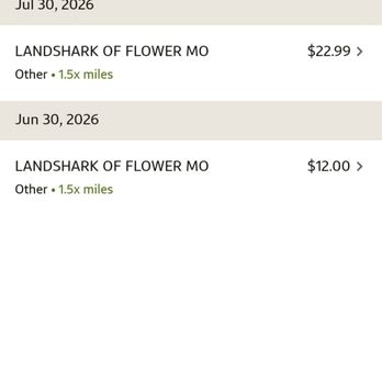 Landshark - My charges showing my initial visit and the membership I didn't want. - Car Wash Near Me - Flower Mound, Texas Landshark - My charges showing my initial visit and the membership I didn't want. - Car Wash Near Me - Flower Mound, Texas