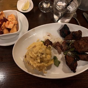 Gibbet Hill Grill - Sirloin Steak Tips, Yukon mashed potatoes, Parsnip & Cranberries - New American Near Me - Groton, Massachusetts Gibbet Hill Grill - Sirloin Steak Tips, Yukon mashed potatoes, Parsnip & Cranberries - New American Near Me - Groton, Massachusetts