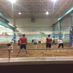 Hot Shots Indoor Beach Volleyball Club - In action