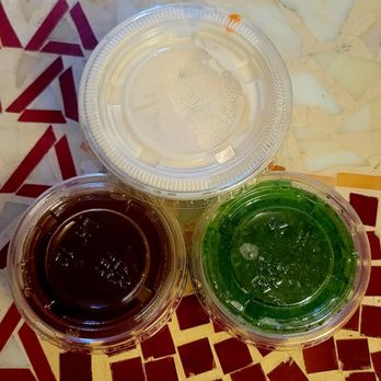 23rd Street Cafe - Condiments (10/07/23). @23rdStreetCafeLA #LosAngeles #IndianFood #MexicanFood #FoodPorn - Indian Near Me - Los Angeles, California