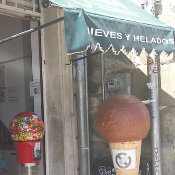 Gelato - Entrada a la tienda. - Ice Cream & Frozen Yogurt Near Me - Oaxaca, OAX