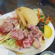 Photo of Nikka Fish Market and Grill - Goleta, CA, United States. Grilled ahi tacos