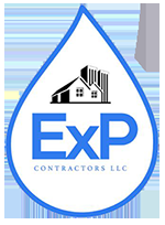 ExP Contractors and Roofing Logo