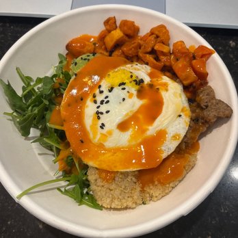 Kaldi's Coffee - Farrell - a plate of food with a fried egg on top - Coffee & Tea Near Me - Saint Louis, Missouri Kaldi's Coffee - Farrell - a plate of food with a fried egg on top - Coffee & Tea Near Me - Saint Louis, Missouri