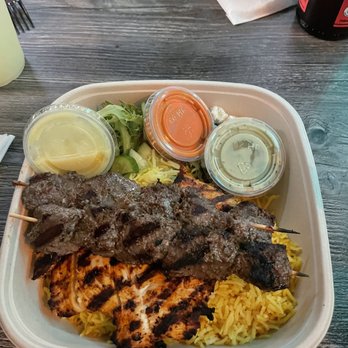 The Bite - Organic Beef Kebab Rice Bowl - Mediterranean Near Me - San Francisco, California The Bite - Organic Beef Kebab Rice Bowl - Mediterranean Near Me - San Francisco, California