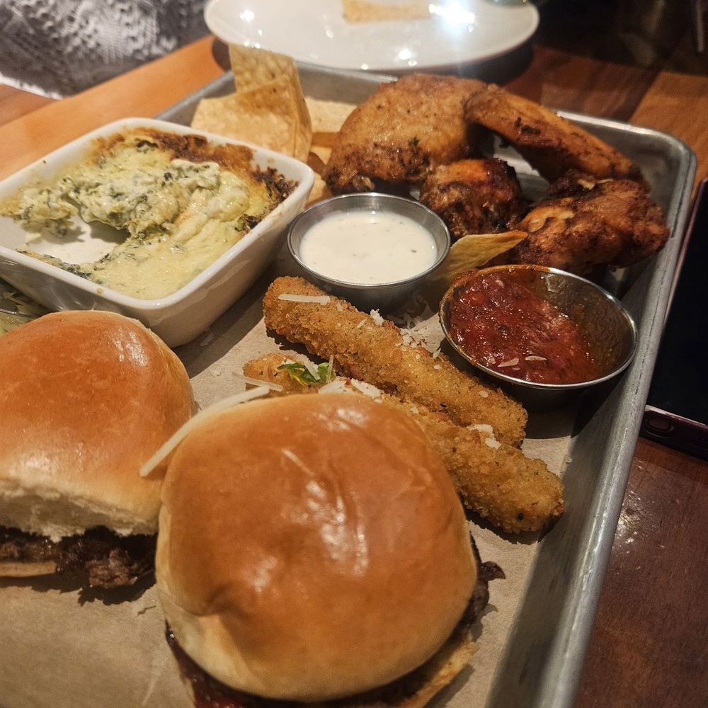 BJ's Restaurant & Brewhouse - Sampler - Pizza Near Me - Irvine, California BJ's Restaurant & Brewhouse - Sampler - Pizza Near Me - Irvine, California