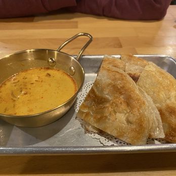 Chiang Rai - Crispy Roti w yellow curry - Thai Near Me - Long Beach, California Chiang Rai - Crispy Roti w yellow curry - Thai Near Me - Long Beach, California