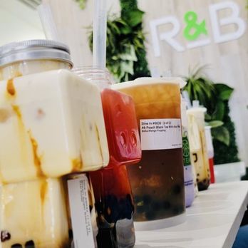R&B Tea - * Brown Sugar Boba Milk, Dragon Fruit Mango Green Tea, * Peach Black Tea with Aloe Vera - Bubble Tea Near Me - Garland, Texas R&B Tea - * Brown Sugar Boba Milk, Dragon Fruit Mango Green Tea, * Peach Black Tea with Aloe Vera - Bubble Tea Near Me - Garland, Texas
