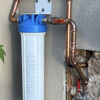 Precision Plumbing - Here at Precision Plumbing today we recently installed a water sediment filter system, which will help with any kind of calcium and sediment - Plumbing Near Me - Mission Viejo, California
