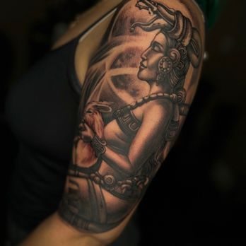 Black Anchor Collective - Ixchel the Mayan goddess of the moon - Tattoo Near Me - Hesperia, California Black Anchor Collective - Ixchel the Mayan goddess of the moon - Tattoo Near Me - Hesperia, California