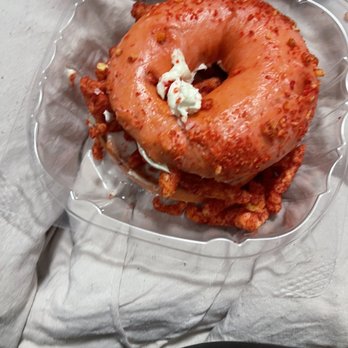 Bagels By The Book - Hot Cheetos Overload Sandwich - Bagels Near Me - Libertyville, Illinois Bagels By The Book - Hot Cheetos Overload Sandwich - Bagels Near Me - Libertyville, Illinois