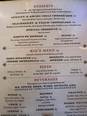Menu photo 2 Cafe Del Rio Virginia City, NV Menu photo 2 Cafe Del Rio Virginia City, NV