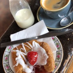 The Cran - Vegan Danish and Americano with soya