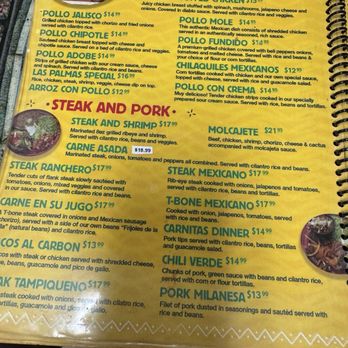 Las Palmas Mexican Restaurant - Menu - Mexican Near Me - Saint Louis, Missouri