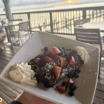 The Waterfront - fried bread pudding - Seafood Near Me - Daphne, Alabama The Waterfront - fried bread pudding - Seafood Near Me - Daphne, Alabama