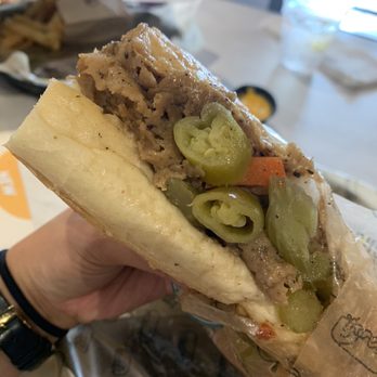 Buona - Plant-Based Italian Beefless Sandwich - Sandwiches Near Me - Darien, Illinois Buona - Plant-Based Italian Beefless Sandwich - Sandwiches Near Me - Darien, Illinois