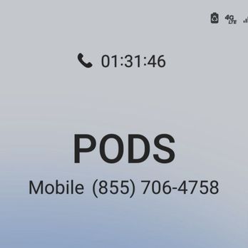 PODS Moving & Storage - NOTICE THE LENGTH OF THE CALL AT THE TOP. ONE HOUR, THIRTY-ONE MINUTES AND 46 SECONDS - Self Storage Near Me - North Las Vegas, Nevada PODS Moving & Storage - NOTICE THE LENGTH OF THE CALL AT THE TOP. ONE HOUR, THIRTY-ONE MINUTES AND 46 SECONDS - Self Storage Near Me - North Las Vegas, Nevada