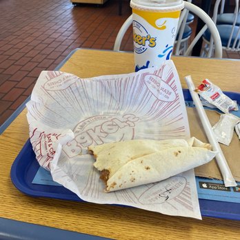 Baker's Drive-Thru - A bean and Bean & Cheese Burrito they are also open up for dining in - Burgers Near Me - Corona, California Baker's Drive-Thru - A bean and Bean & Cheese Burrito they are also open up for dining in - Burgers Near Me - Corona, California