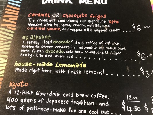 Menu photo 3 Zingerman's Coffee Co Ann Arbor, MI