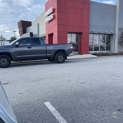 Jimmy John's - Truck blocking front door, my husband loves this place tho.